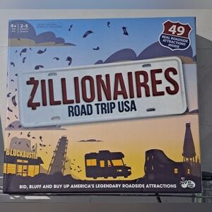 Zillionaires Road Trip USA Board Game